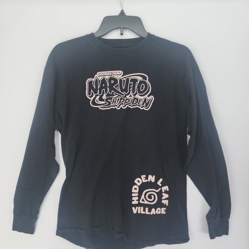 Naruto Shippuden Ramen Ichiraku Black Long Sleeve Tee Sz M